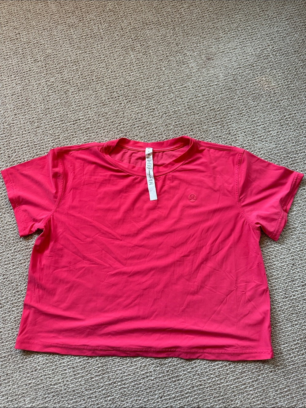 Lululemon Pink Short Sleeve Tee